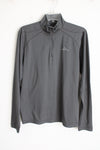 Paradox Dark Gray 1/4 Zip Fleece Lined Pullover | S