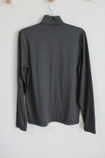 Paradox Dark Gray 1/4 Zip Fleece Lined Pullover | S