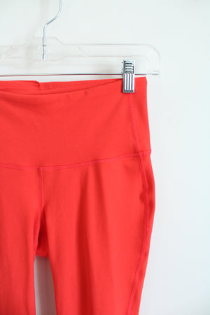 Old Navy Active Coral Orange Athletic Capri Elevate Leggings | S Petite