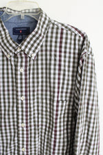 Saddlebred Green Plaid Button Down Shirt | XXL