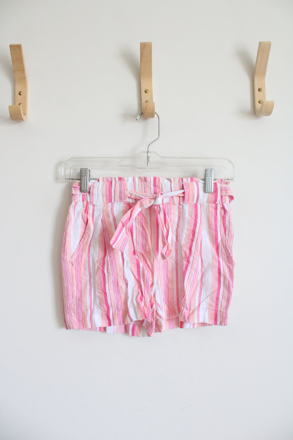 NEW BCB Girls Pink Striped Shorts | Youth 10