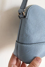 Kate Spade Hanna Blue Pebbled Leather Crossbody Bag