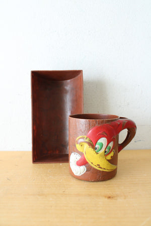 F&F Mold Vintage Woody The Woodpecker Cup & Trough