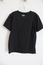 Under Armour Black Basketball Tee | Youth 7