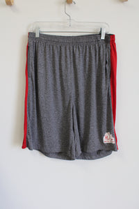 Wilson Gray & Red Athletic Shorts | XL