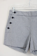 Banana Republic Blue White Striped Short | 2