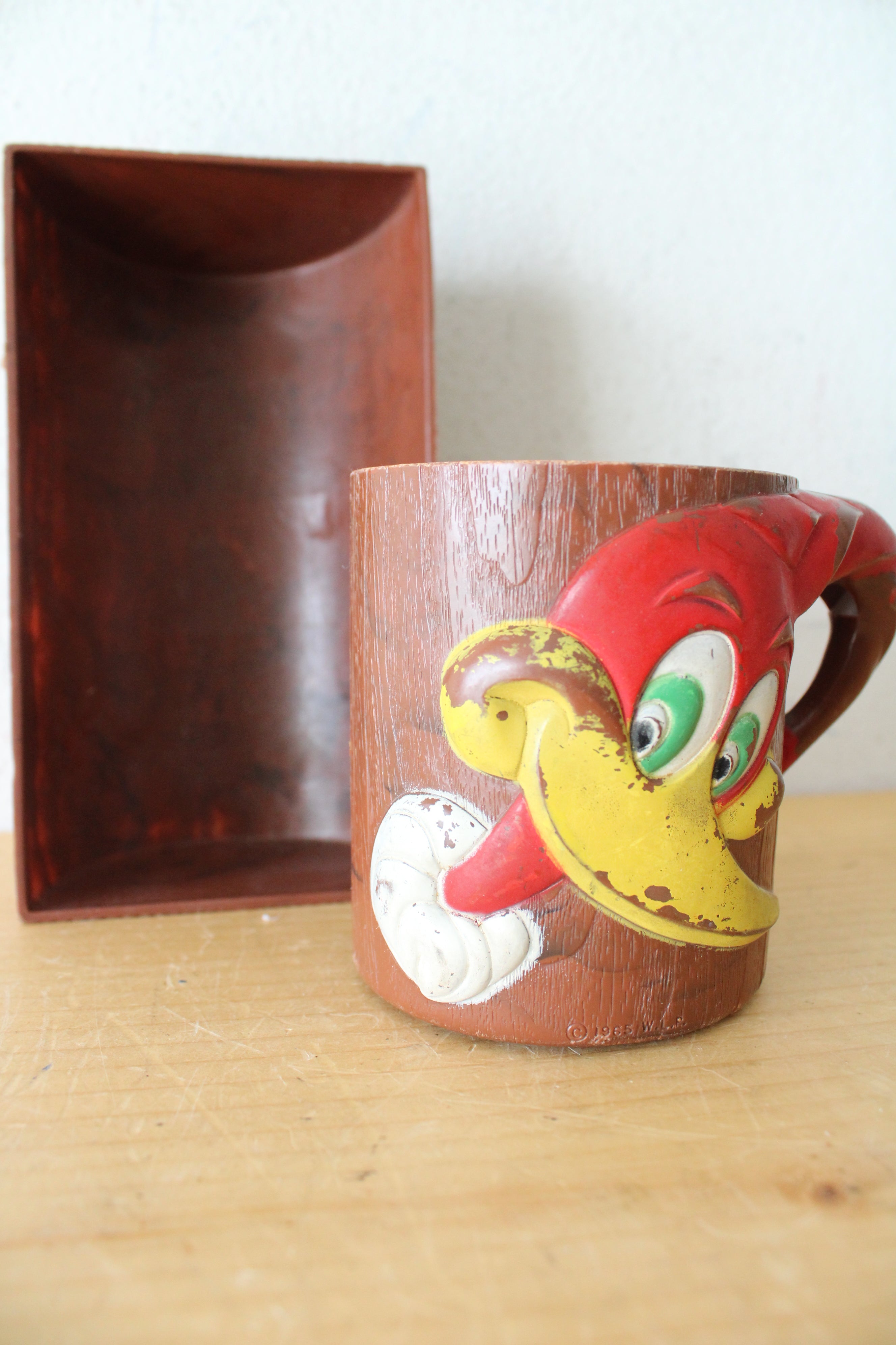 F&F Mold Vintage Woody The Woodpecker Cup & Trough