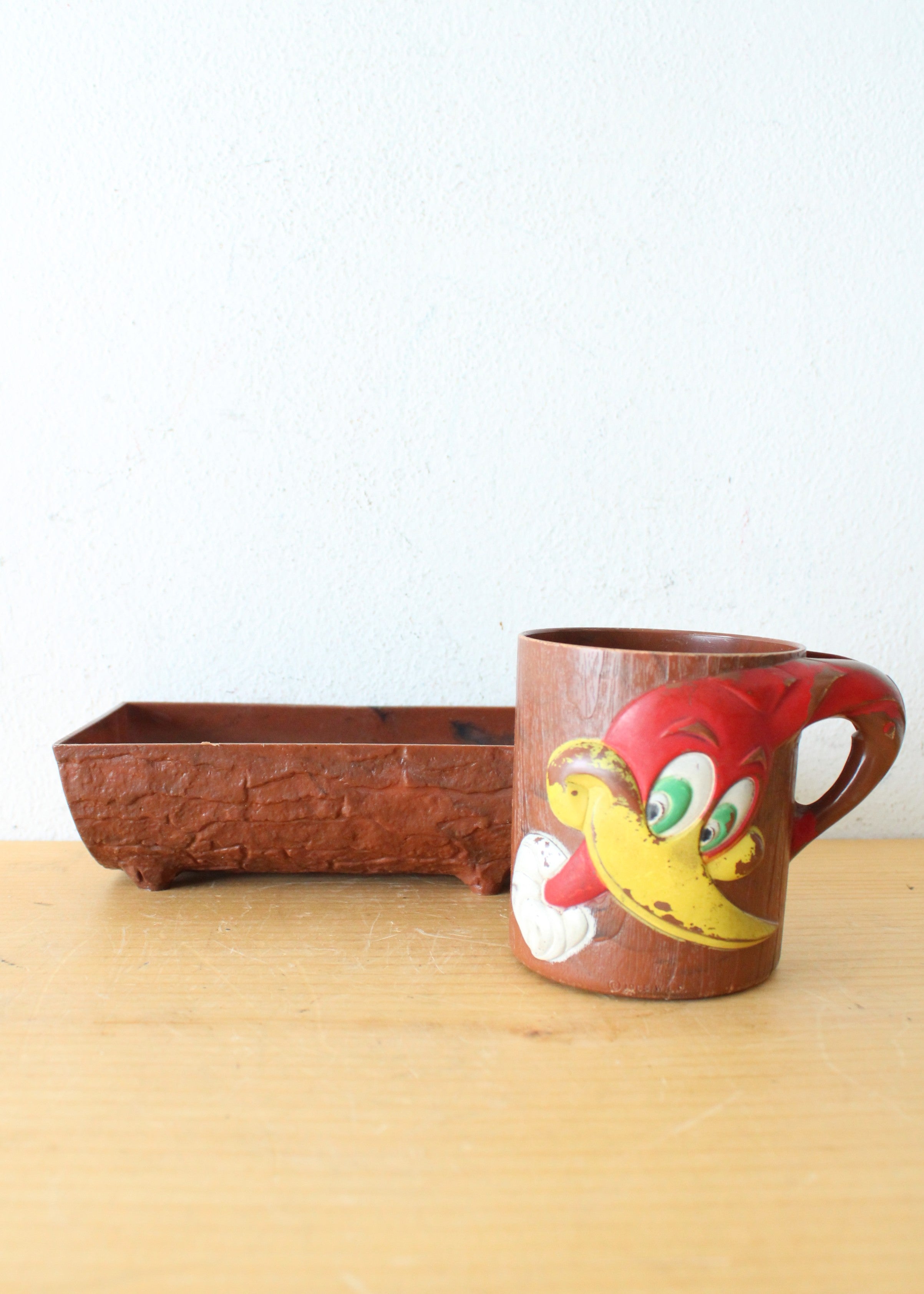 F&F Mold Vintage Woody The Woodpecker Cup & Trough