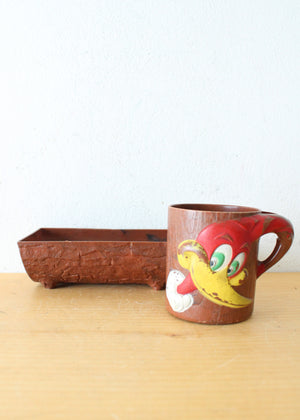 F&F Mold Vintage Woody The Woodpecker Cup & Trough