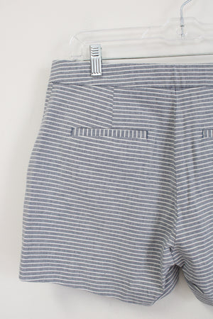 Banana Republic Blue White Striped Short | 2