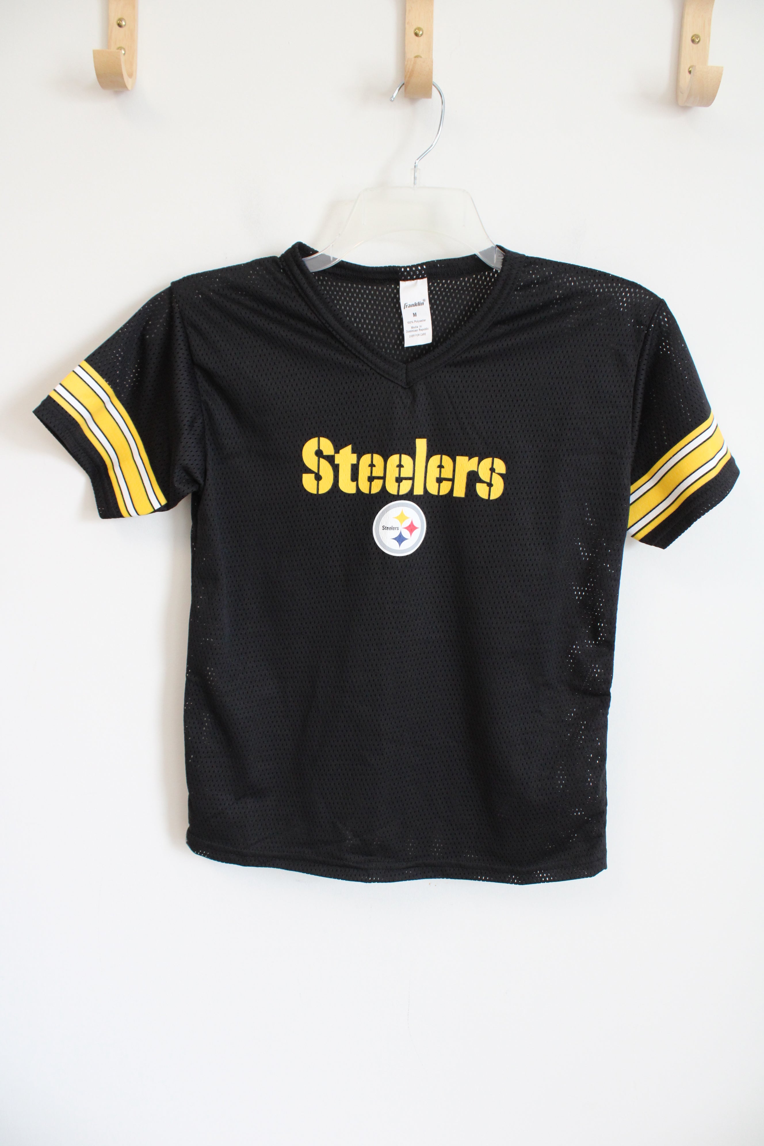 Franklin Pittsburgh Steelers Black Mesh Shirt | Youth M (14)