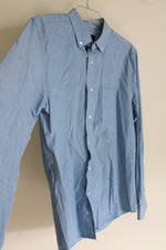George Classic Blue Button Down | S