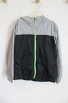 Columbia Black Gray Color Blocked Fleece Lined Jacket | Youth XS (6/7)