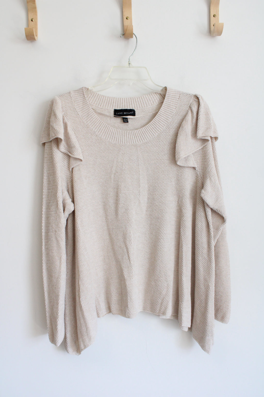 Lane Bryant Beige Knit Sweater | 18/20