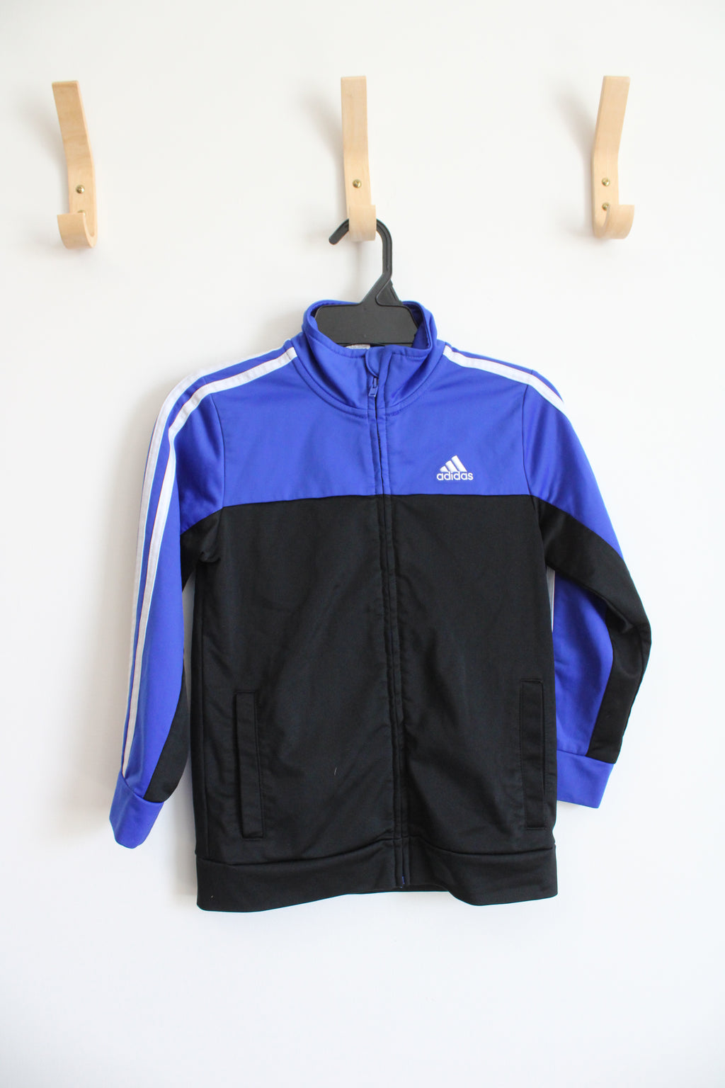 Adidas Blue & Black Track Jacket | Youth 7