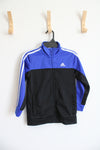 Adidas Blue & Black Track Jacket | Youth 7