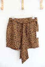 NEW A New Day Leopard Print Loose Shorts | M