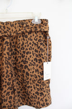 NEW A New Day Leopard Print Loose Shorts | M