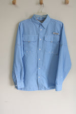 Habit Blue Gingham Button Down Fishing Shirt | S