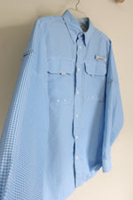 Habit Blue Gingham Button Down Fishing Shirt | S