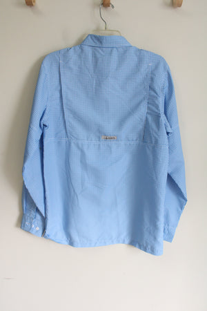 Habit Blue Gingham Button Down Fishing Shirt | S