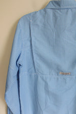 Habit Blue Gingham Button Down Fishing Shirt | S