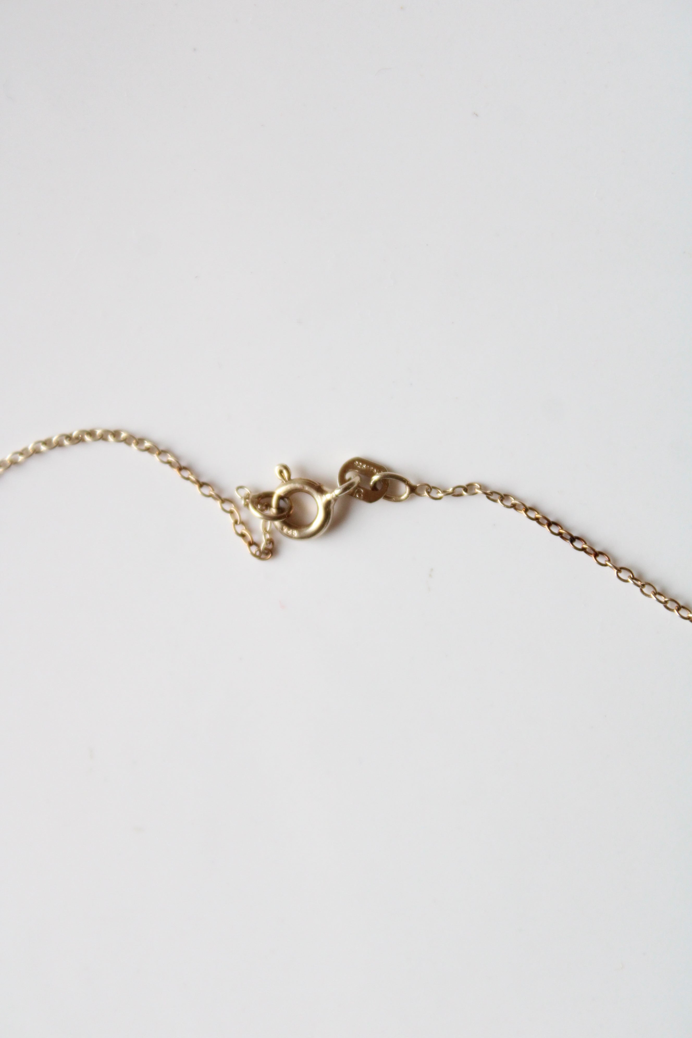 Gold Coated Sterling Silver Heart Necklace