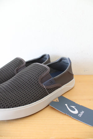 NEW OluKai Lae'ahi Gray Slip-On Shoes | Size 8