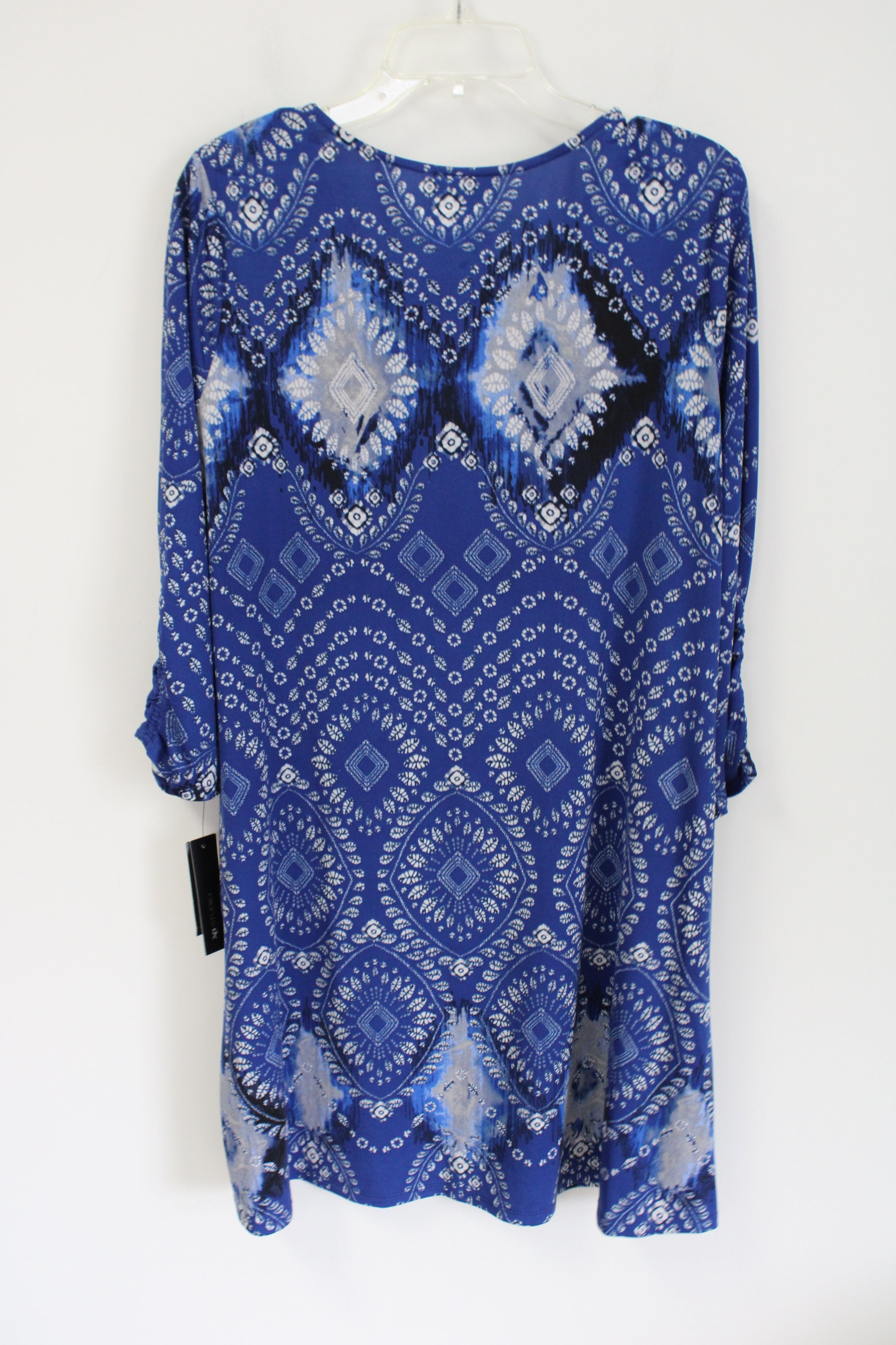 NEW AB Studio Blue Patterned Dress | XL