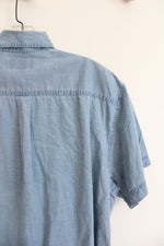 Route 66 Light Blue Denim Button Down Shirt | L