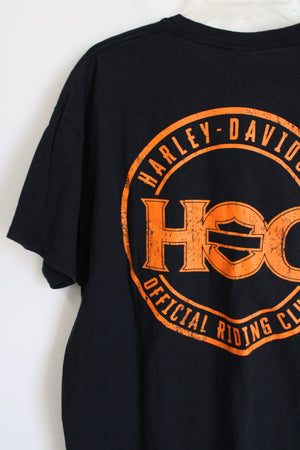 Gildan Harley Davidson Official Riders Club Black Shirt | XL