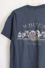 Harley-Davidson Timeless Legends Blue Gray Shirt | L