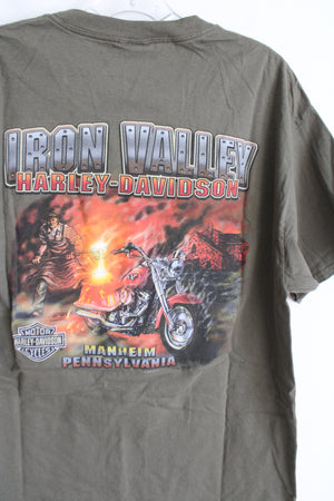 Harley-Davidson Iron Valley Green Shirt | L