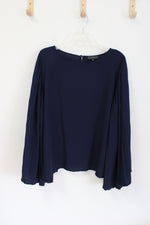 Eloquii Dark Navy Blue Blouse | 24