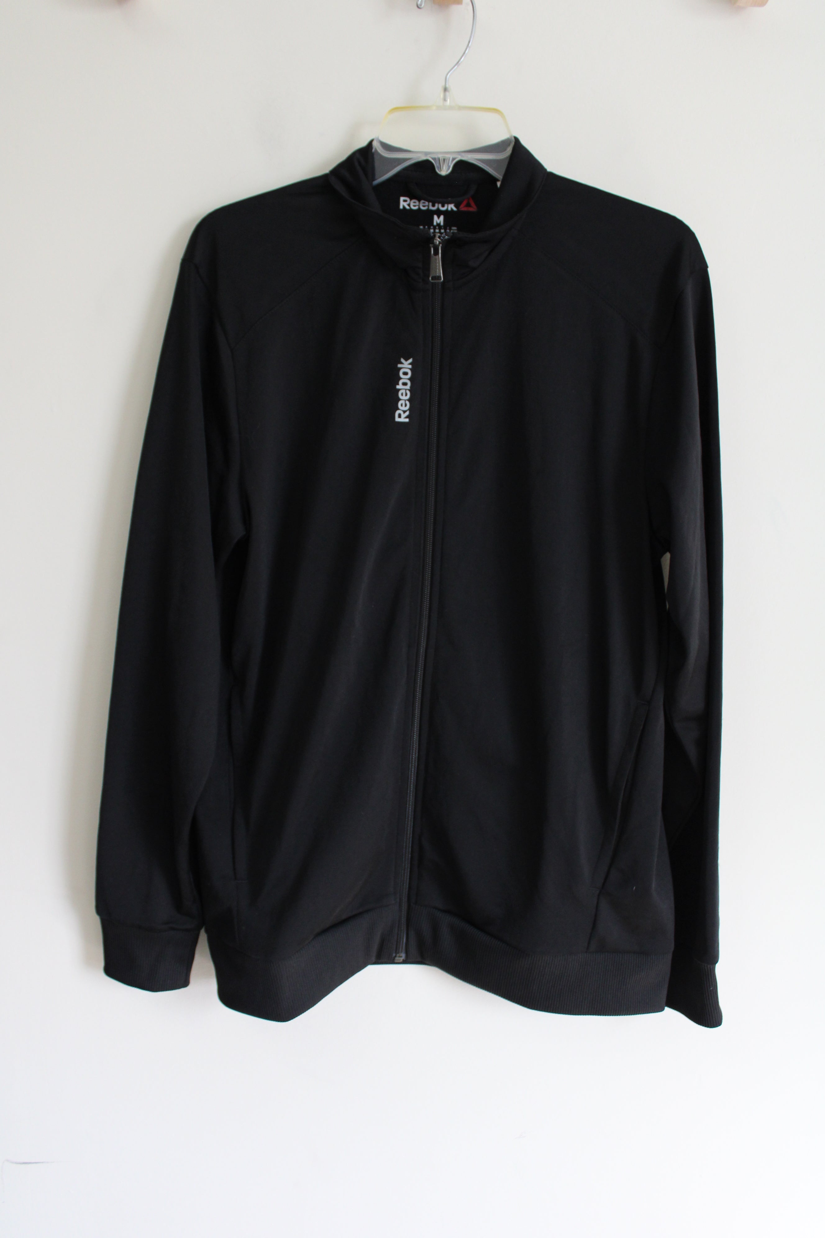 Real Essentials Black Hooded Long Sleeved Shirt | XL