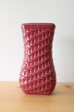 Longaberger Woven Reflections Rose Dusty Pink Vase