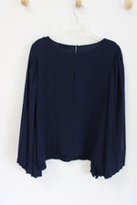 Eloquii Dark Navy Blue Blouse | 24