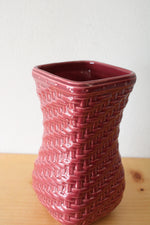Longaberger Woven Reflections Rose Dusty Pink Vase