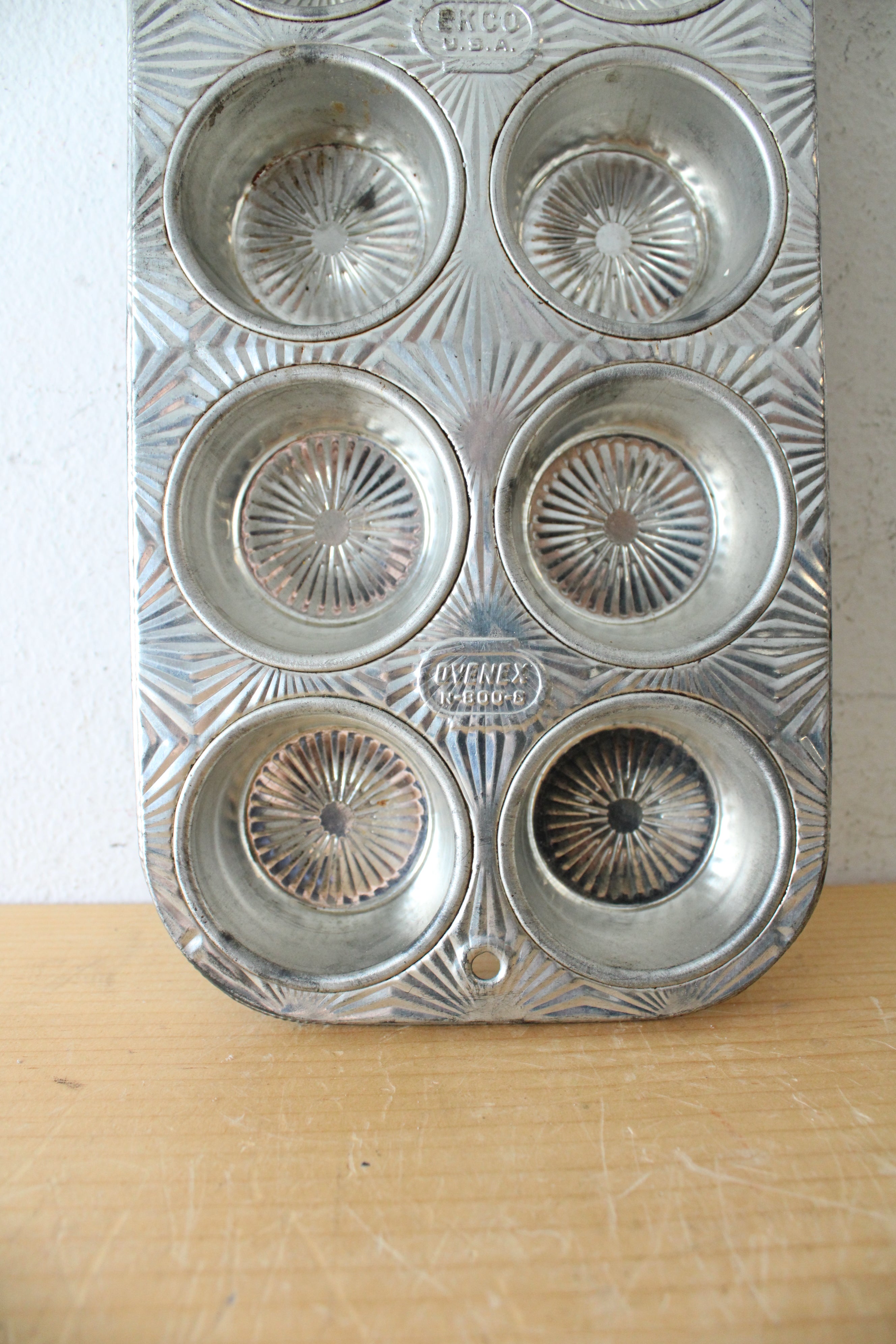 Vintage Exco Ovenex 8 Mini Cupcake Muffin Tin