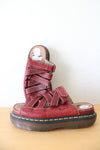 Dr. Martens Vintage Chunky Red Strappy Sandals | Size 5