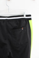 NEW Screenshot Black & Neon Green Sweatpants | XL