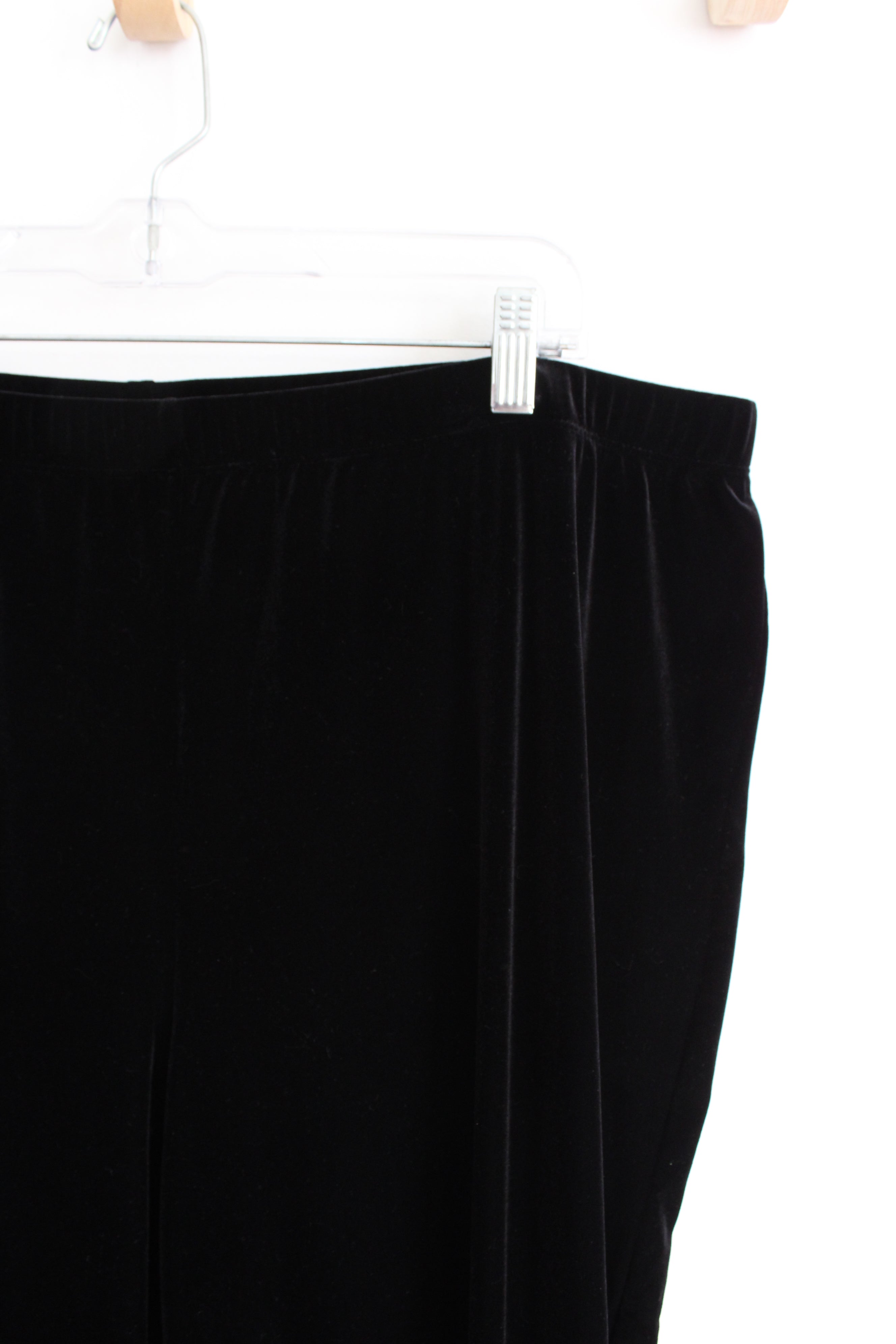 Jaclyn Smith Black Velvet Pants | XXL