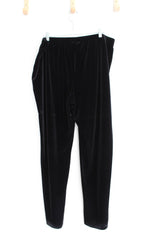 Jaclyn Smith Black Velvet Pants | XXL