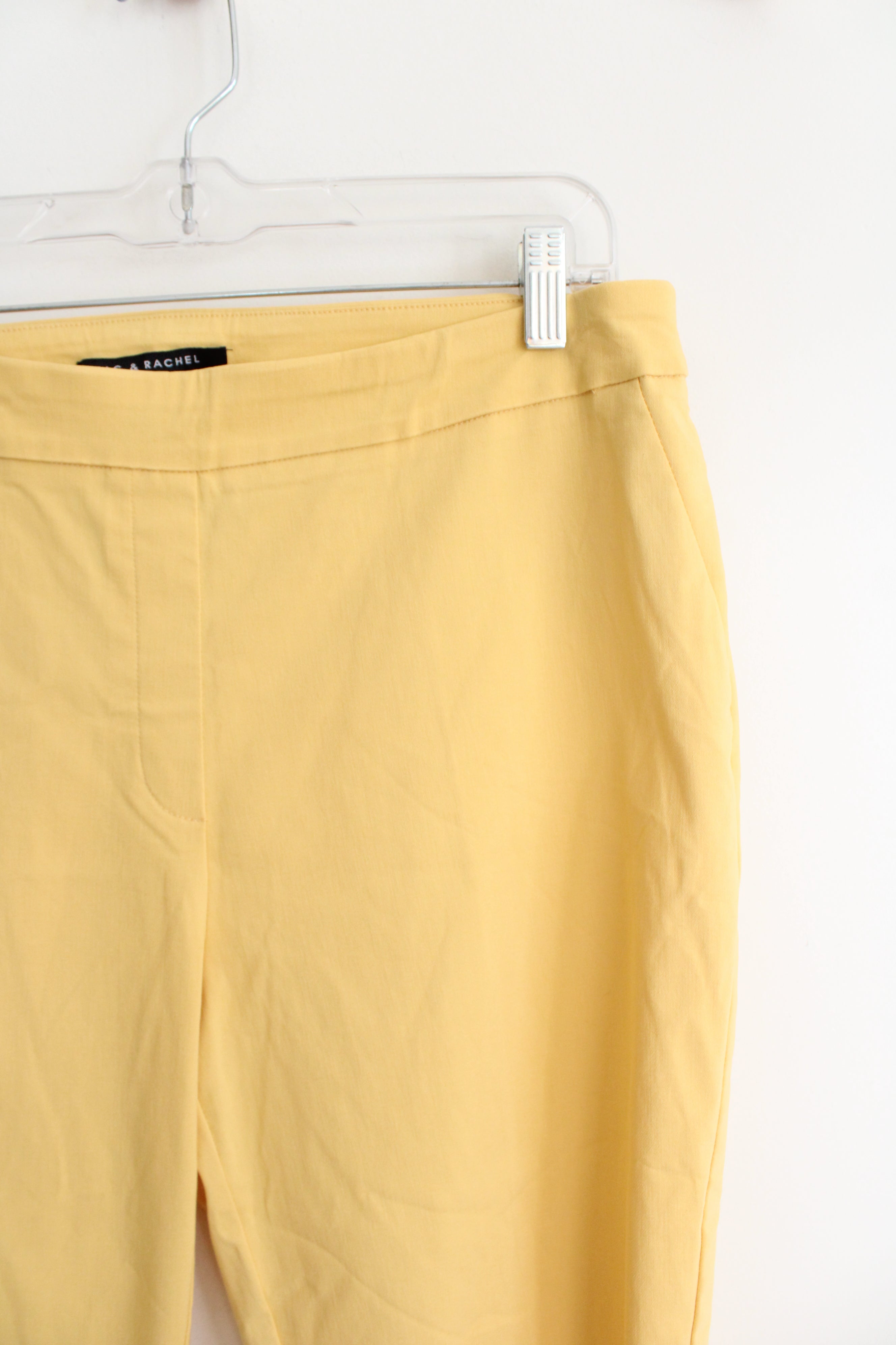 Zac & Rachel Yellow Capri Pants | 12