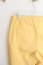 Zac & Rachel Yellow Capri Pants | 12