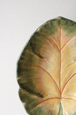 Pamela Glading Certified International Painted Leaf Large Serving Dish
