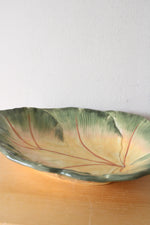 Pamela Glading Certified International Painted Leaf Large Serving Dish