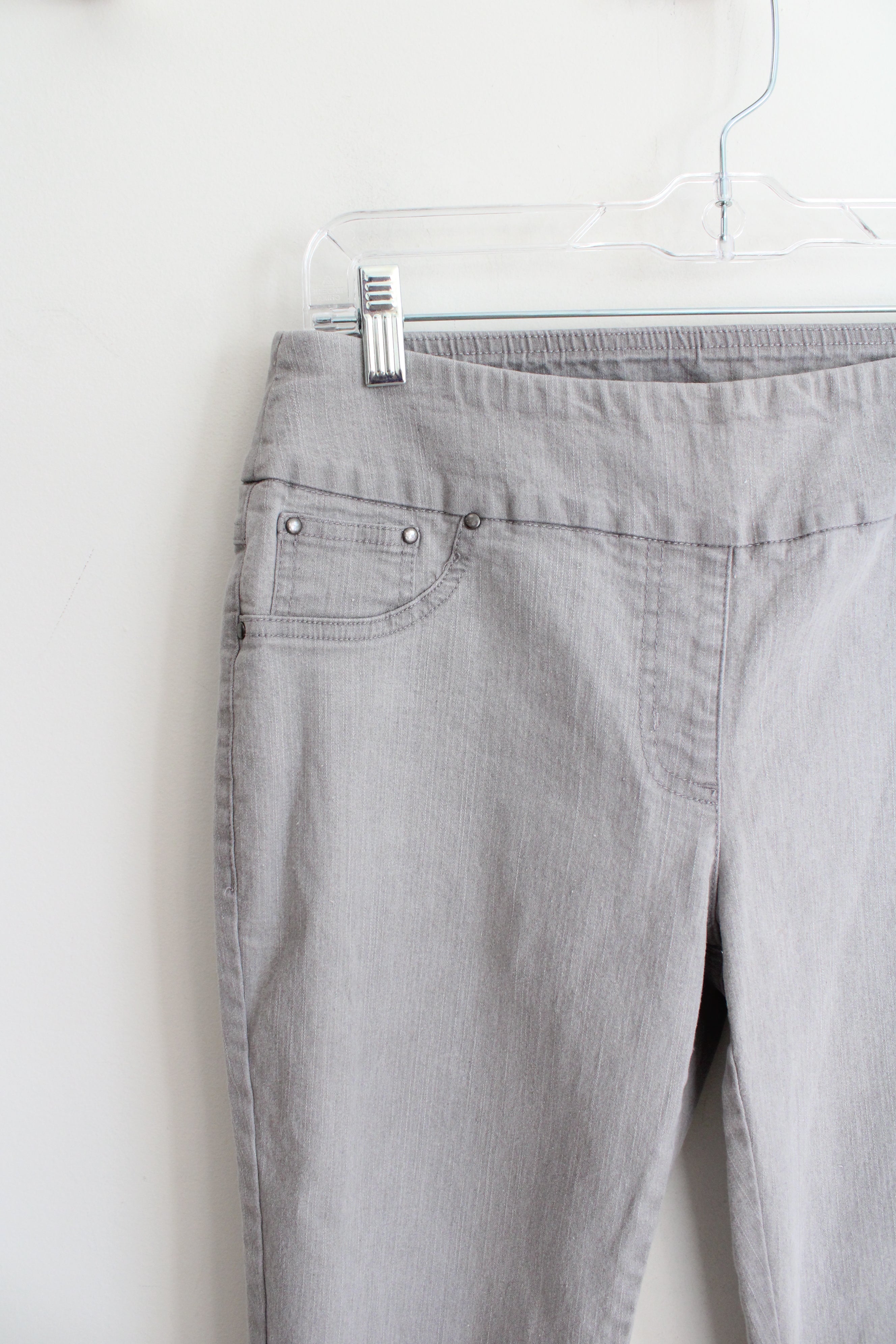 Ruby Rd. Gray Denim Pants | 4 Petite