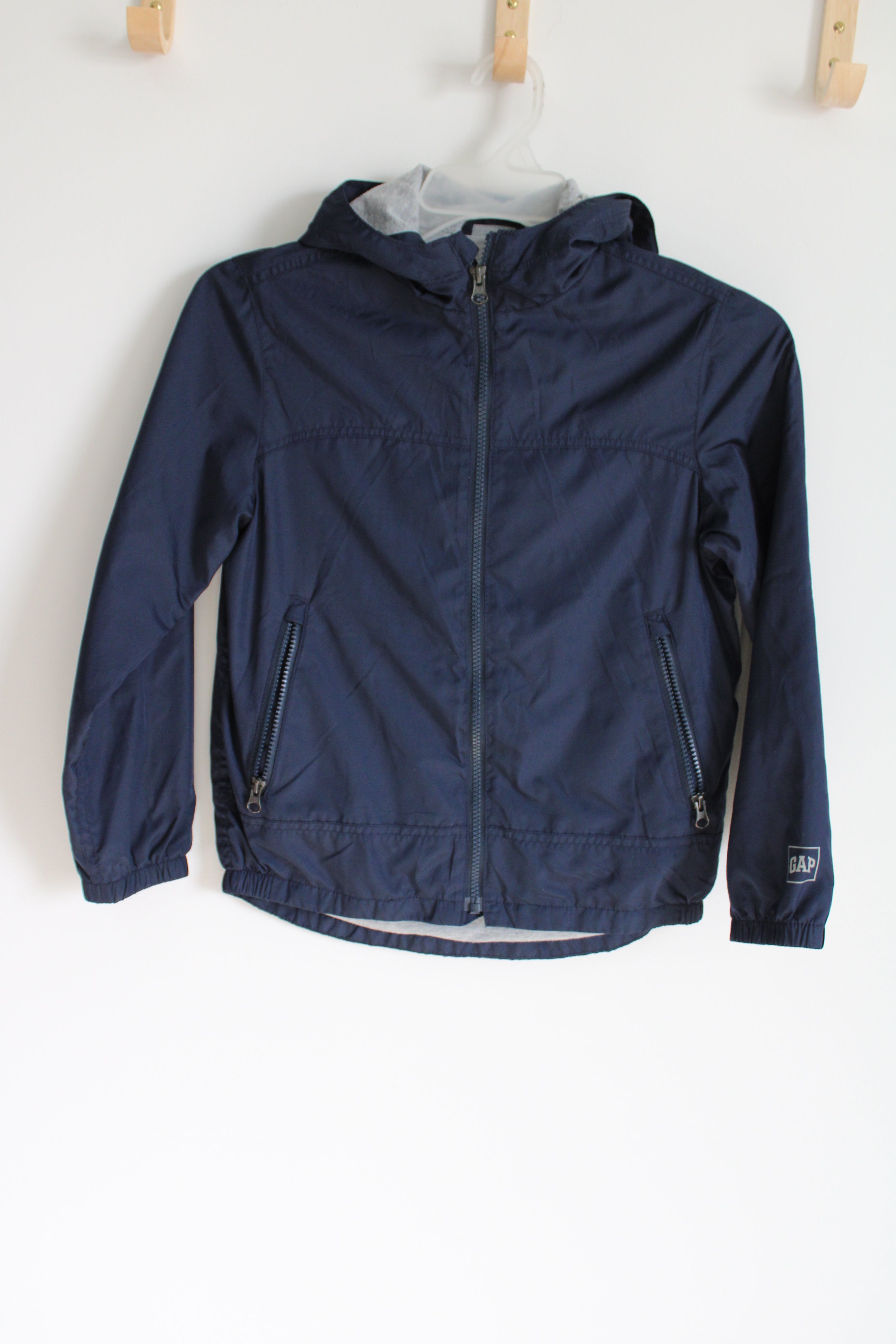Gap Kids Dark Navy Blue Windbreaker Jacket 8 Jubilee Thrift