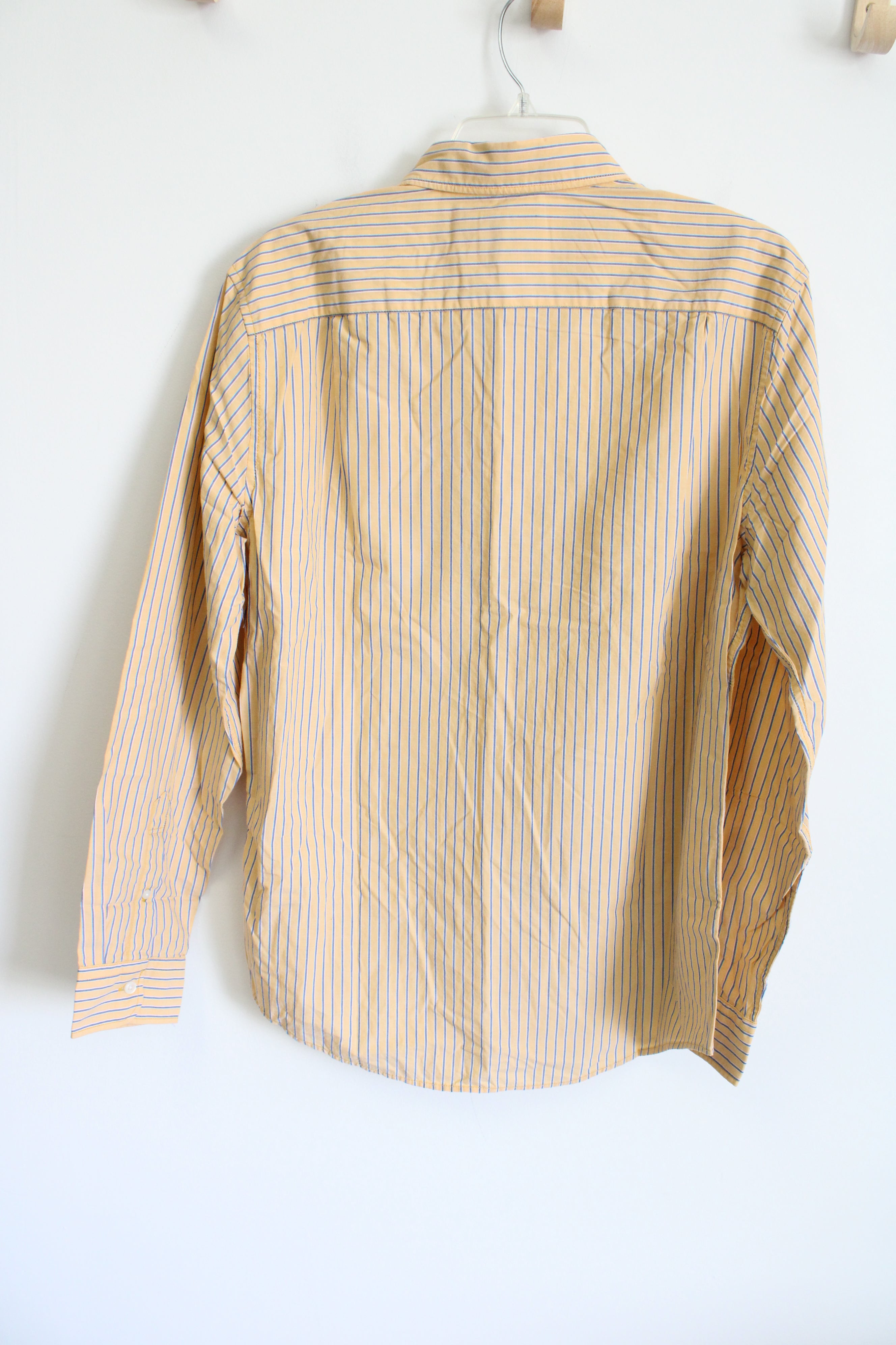 NEW American Eagle Yellow Striped Long Sleeved Button Down Shirt | M